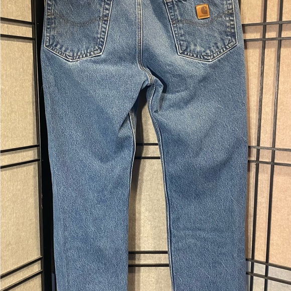 BOTH PAIR of Carhartt 34 x 30 work jeans see description for details - Picture 12 of 16